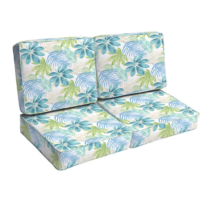 Highland Dunes Darcio Indoor/Outdoor Loveseat Cushion Wayfair